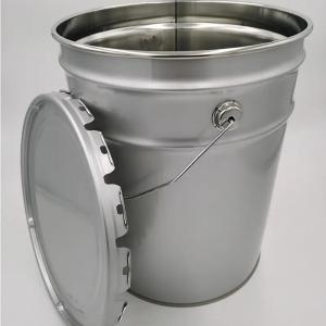 16L Iron Galvanized Bucket For Solvent Storage With UN Rating
