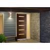 China Unique Solid Wood Front Doors Villa Europe Style Single Glazed / Double Glazed Glass wholesale