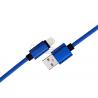 1m Nylon Insulated Micro USB Charging Cable , USB Data Sync Cable For Android