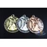 China High 3D Effec Custom Engraved Sports Metal Dance Running Fencing Medals And Ribbons ,Zinc Alloy Medalloon wholesale