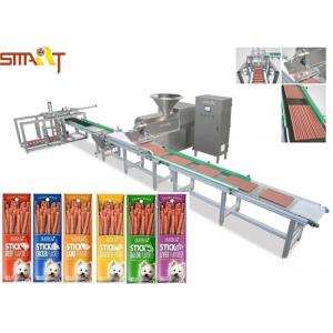 China Protein Packed Meat Snack Processing Pet Making Machine For Dog Stick Food supplier