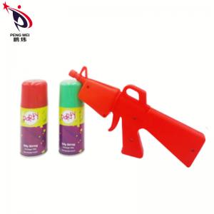 2 Cans Children Silly String Shooter , Multipurpose Crazy String Gun