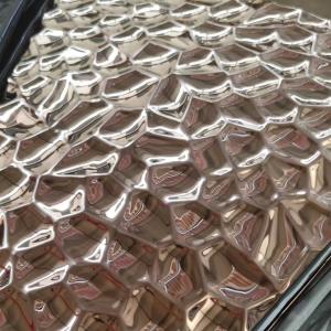China Plaque d'acier inoxydable en tôle en tôle de cuisson en relief en Pvd revêtue de SUS304 supplier