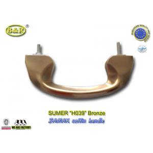 China o caixão europeu italiano do metal do estilo do tamanho de 20*7.5 cm segura H039 da cor acessória fúnebre do hardware de Zamak no bronze velho supplier