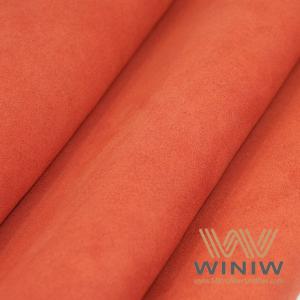China Double Sided Suede Microfiber Leather High Color Fastness PU Fabric Leather supplier
