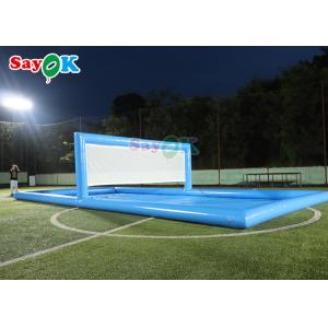 China Water Park Games Large Pool Inflatable Volleyball Field Inflatable Water Tennis Court For Sport Games supplier