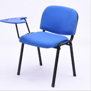 China Blue Ergonomic Office Chair , Meeting Room Or Visiting Room Chairs Without Wheels supplier