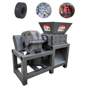 China Heavy Duty Plastic Shredder Machine Double Shaft Solid Waste Crusher Machine supplier