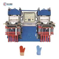 China Plate Vulcanizing Press Rubber Silicone Vacuum Compression Molding Machine For Making Silicone Oven Heat Resistant Mittens on sale