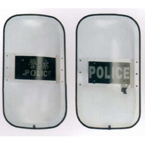 China PC Ballistic Police Riot Shield 990x560x180 with Rubber Padded Handles wholesale