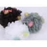 China Bañando la ducha de la malla de la herramienta friegue la bola, esponja Exfoliating del soplo de la malla colorida wholesale