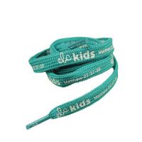 China Polyester Twisted Rope Shoelaces Green Thick Braided Rope Laces on sale