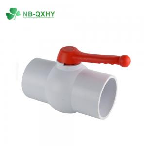 Structure Flexible Ball Valve 1/2"-2" Inch ASTM Standard Schedule 40 PVC for Water Supply