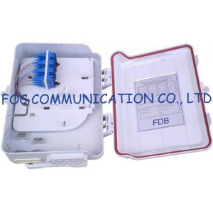 China 16 Ports Fiber Optic Distribution Box With Splitters and Adapter For FTTH​ wholesale
