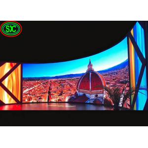 China 1000nits SMD2121 P3.91 Indoor Curved Led Display For Stage supplier