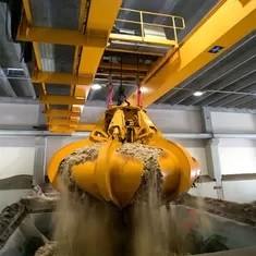 10T Grab Hook Dual Purpose Overhead Crane 22M QN Type For Factory