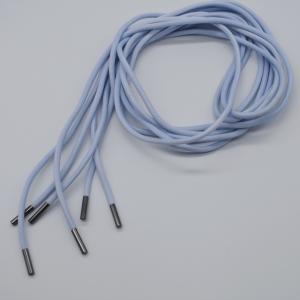 China Soft Woven Nylon Cord Metal Tips Drawcords For Clothing Hoodie Jacquard Trouser supplier