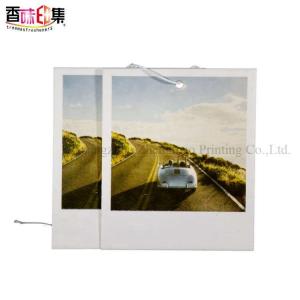 Customized Logo Scented Hanging Paper Air Freshener For Car