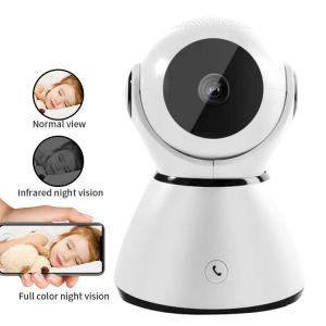 China 360 Degree Indoor Home Security Cameras , Baby Monitor Cameras 2.4GHz 5GHz WiFi supplier