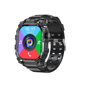 Q888 Android 8.1 スマートウォッチ メンズ GPS 3+32GB HD 回転カメラ 4G SIMカード WIFI ワイヤレス