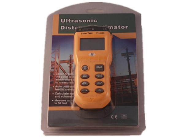 Laser automático del metro de la temperatura de la humedad de la gama para apuntar los buscadores de gama de la distancia del punto YH620