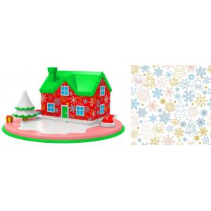Children's creative housing construction silicone building blocks, baby soft silicone puzzle silicone toys