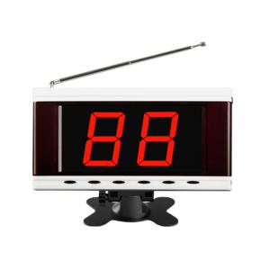Hot sale 433Mhz waiter call buzzer system number calling system with LED Display