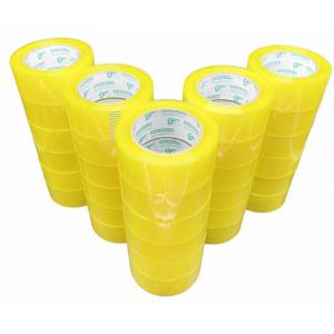 Self Adhesive Clear Yellow Electrical Tape For Express Packing 40m