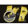 China Semi Marathon 10KM Custom Sports Medals Soft Enamel Medallion With Ribbon wholesale