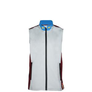 Customized Men's Gray Windproof Winter Work Cargo Softshell Sports Vest for Men's Work