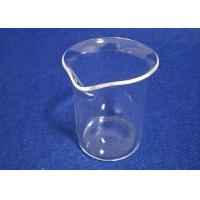 China Transparent Fused Quartz Glass Beaker 50ML With Spout Custom Service Available on sale