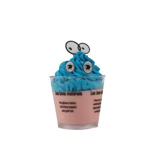 Pre Cut Cookie Monster Eyes Wafer Paper Cake Decorations White Black