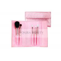 China 5 PCS Pink Promotional Cosmetic Brush Kit / Soft Makeup Brushes on sale