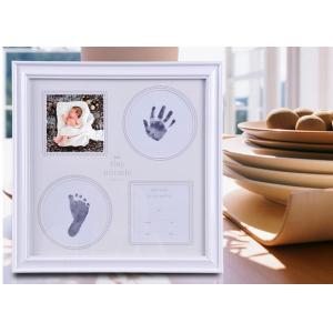 Eco Friendly Baby Hand and Footprint Photo Frame Ink Pad Kit For Newborn Baby