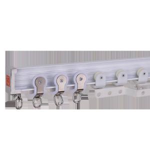 Bendable Aluminium Curtain Track , Curved Curtain Rail For Bay Window