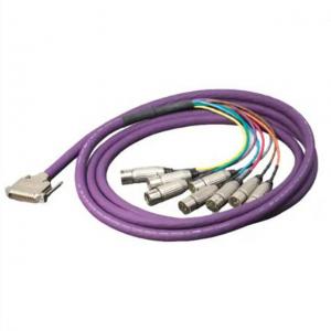 Custom Molded XLR Microphone Cable Aux Jack Audio Cable 3.5mm Patch Cords And Breakout Cables