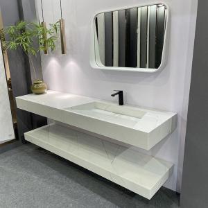 China Washbasin New Italian Design White Color Sanitary Ware Bathroom Double Wash Basin Sink supplier