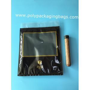 China Fashion Moisturizing Fresh Cigarette Plastic Bag With Zipper Lock Custom 1 To 9 Colors supplier
