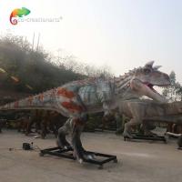 China Animatronic Dinosaur Life Size Dinosaur Model Animatronic Carnotaurus For Amusement Park on sale
