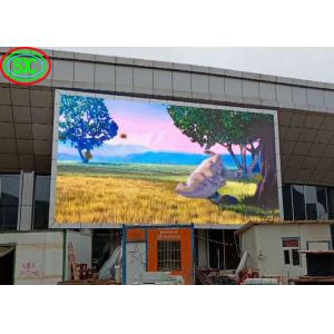 P6 Outdoor Full Color LED Display Big Tv Advertising Screen 1920Hz Refresh Frequency