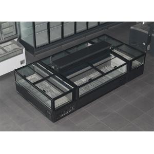 Static Cooling Horizontal Island Display Cabinet R290 Self Contained