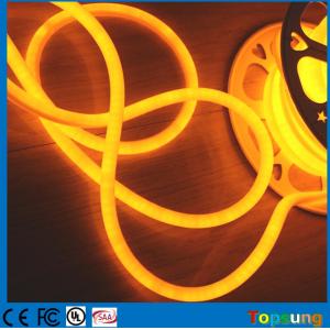 China 16mm customized LED neon sign 24V 360 degree round led Christmas lights yellow supplier