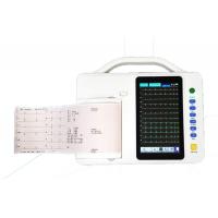 China 6 Channels ECG Machine Electrocardiograph Touch Screen on sale