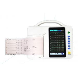 6 Channels ECG Machine Electrocardiograph Touch Screen