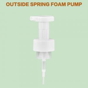 White Foam Bottle Pump with Customized Pump Tube Length and Clip Lock Way