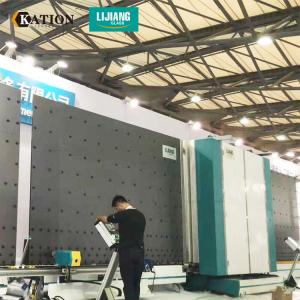 China Insulated Vertical Glass Washing Machine With Pressing And Filling Double IG Units supplier