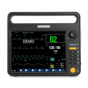 12.1 inch portable cardiac patient monitors with HL7 compatible, USB dataouput functions, vital sings monitoring