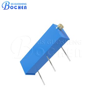 China 3006 Multi Turn Rectangular Cermet Trimmer Precision Potentiometer 10ohm~10mohm wholesale
