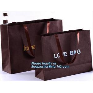 Luxury tea souvenir bag custom rope handle paper packaging bags for food,Personality And Fashion medium gift carrier pap