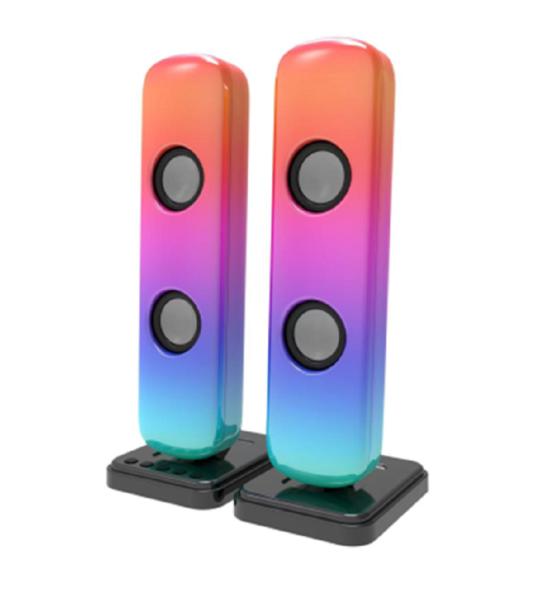 ETEK Soundbar Delivers 5W*4 RMS Output Via Dual 2-inch Drivers Covering 35Hz-16KHz Frequency Requires 12V2.5A Adapter
